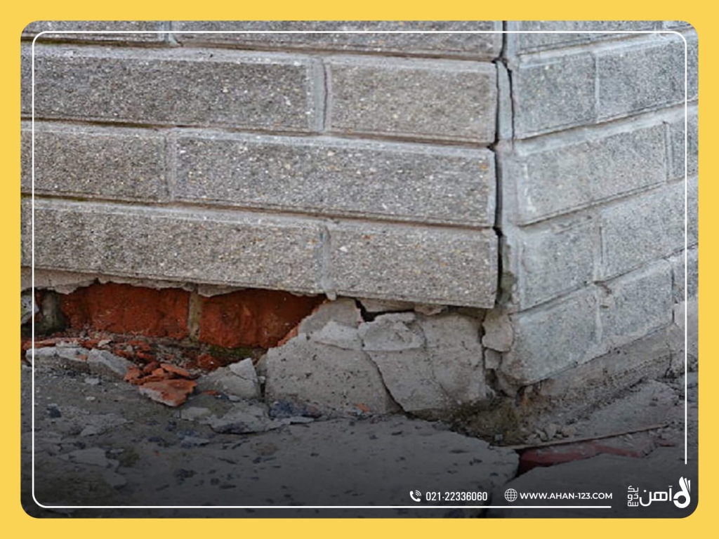 نقص در طراحی و اجرای فونداسیون