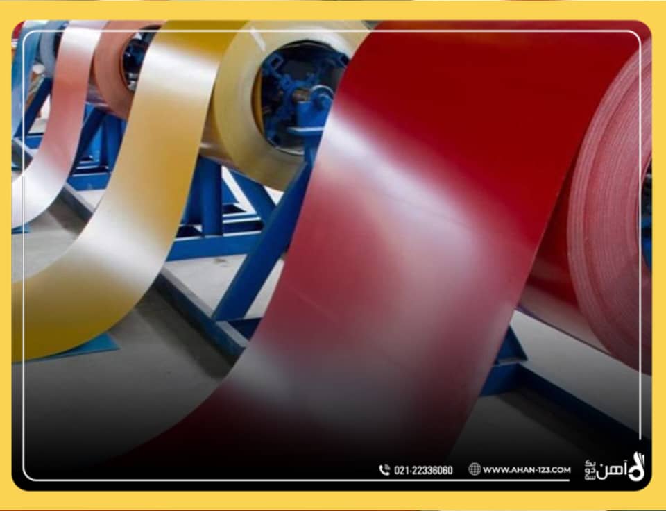 Colored galvanized sheet