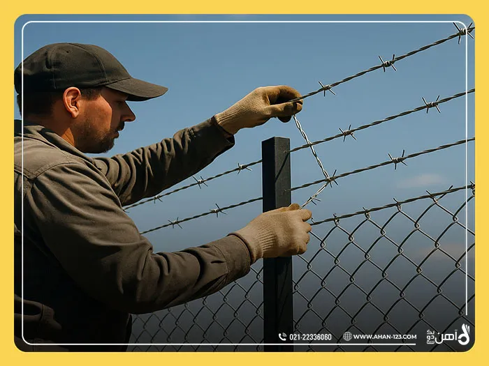 خرید سیم خاردار