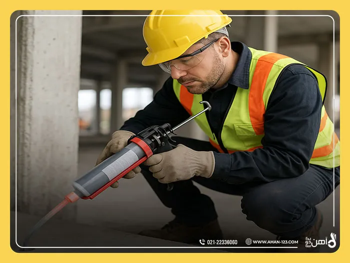 کاشت میلگرد در بتن