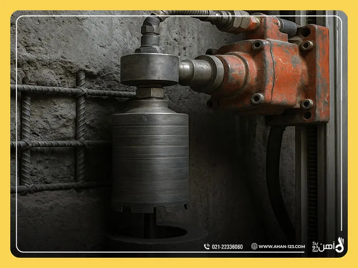 کاشت میلگرد در بتن