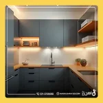 ساخت لوکس ‌ترین کابینت آشپزخانه با ورق گالوانیزه