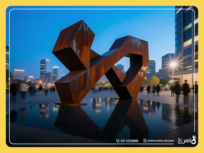 ورق کورتن که با زنگ زدن زیباتر می‌شود!