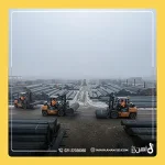 بازار آهن‌ آلات در زمستان