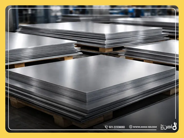 ابعاد ورق استیل موجود در بازار 